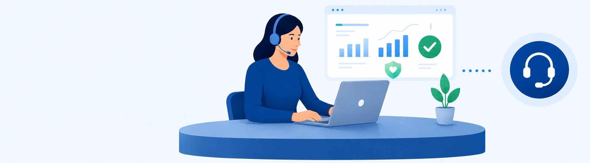 Support — IT support professional at a helpdesk